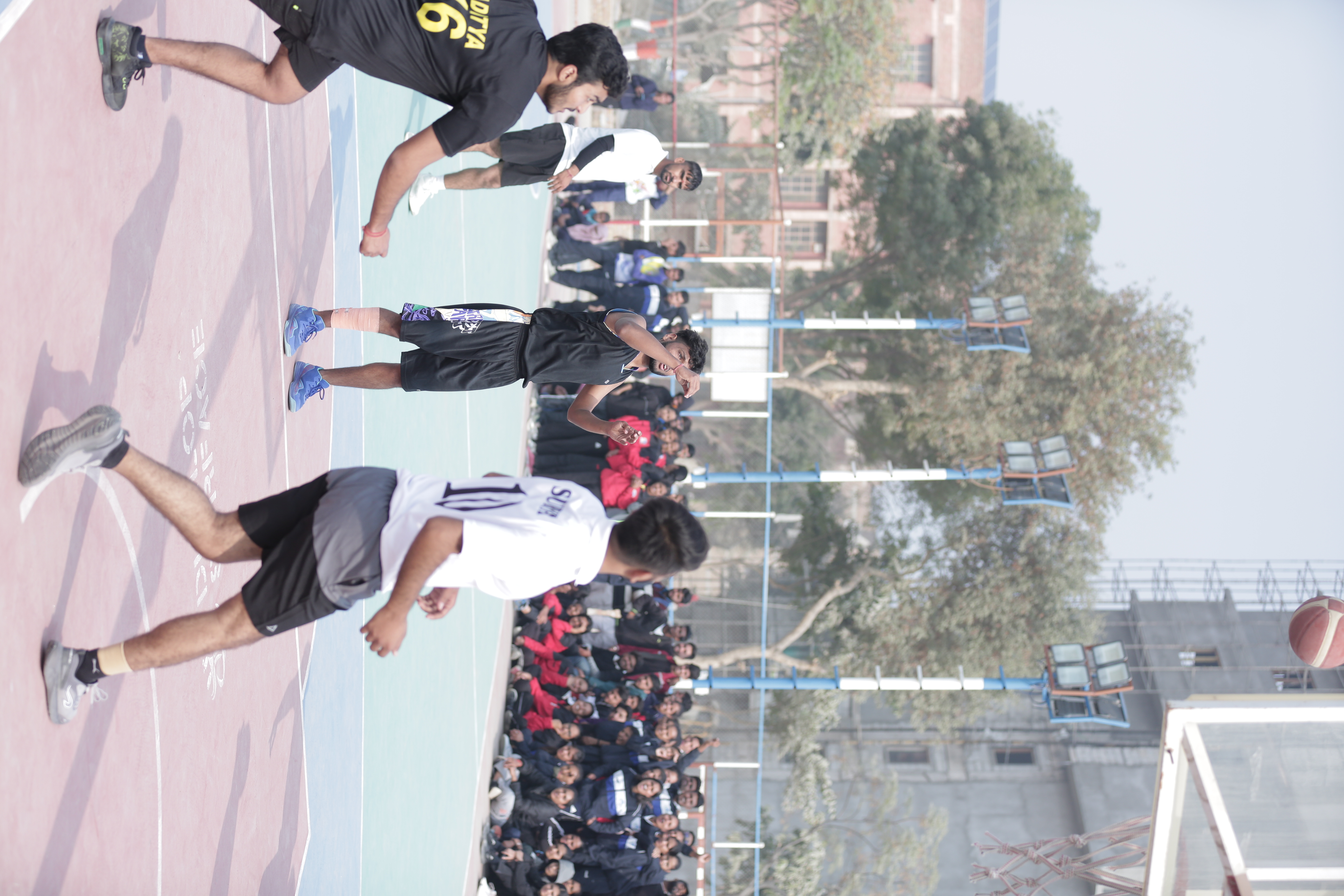 Students in Courtyard